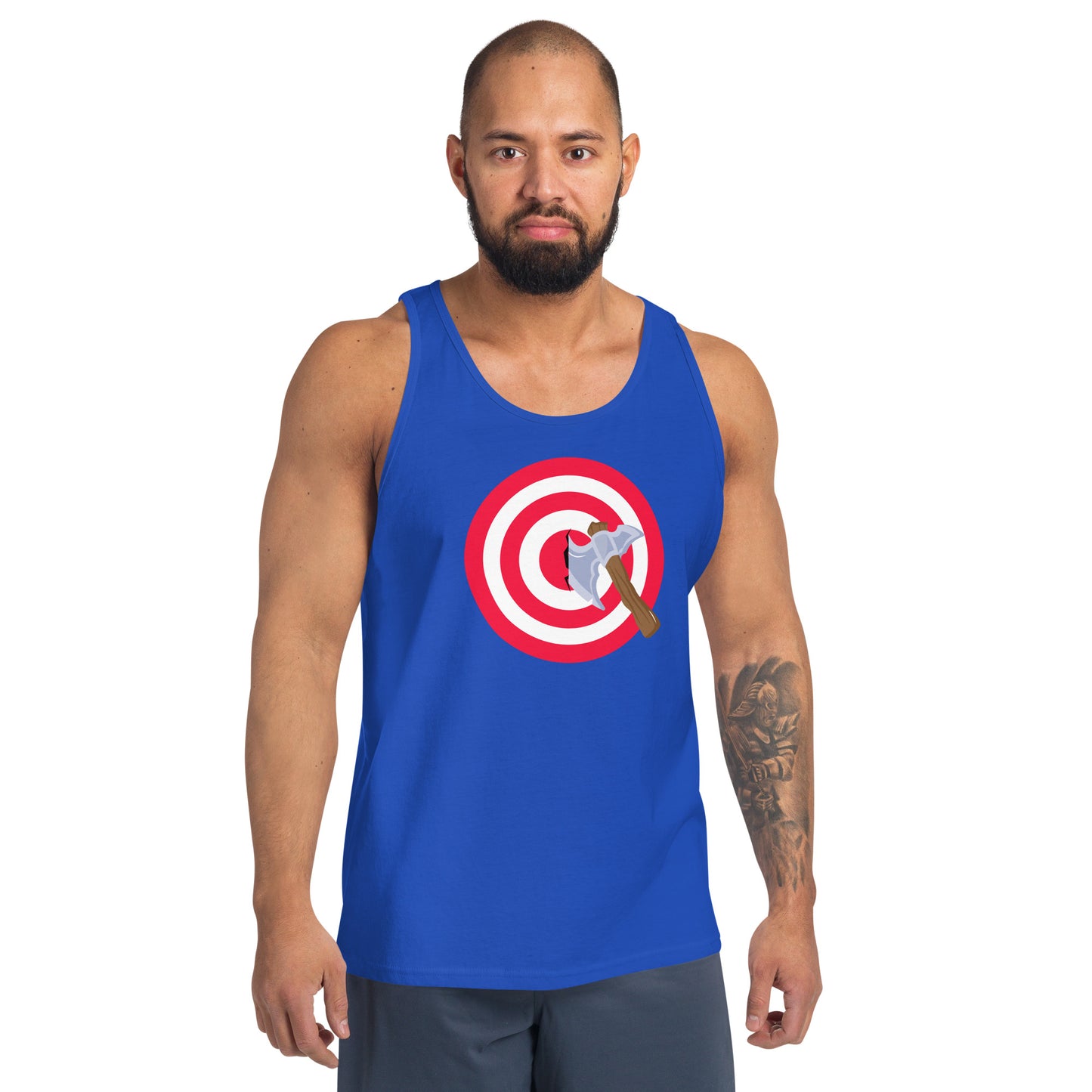 Axe Throwing Bullseye Tank Top