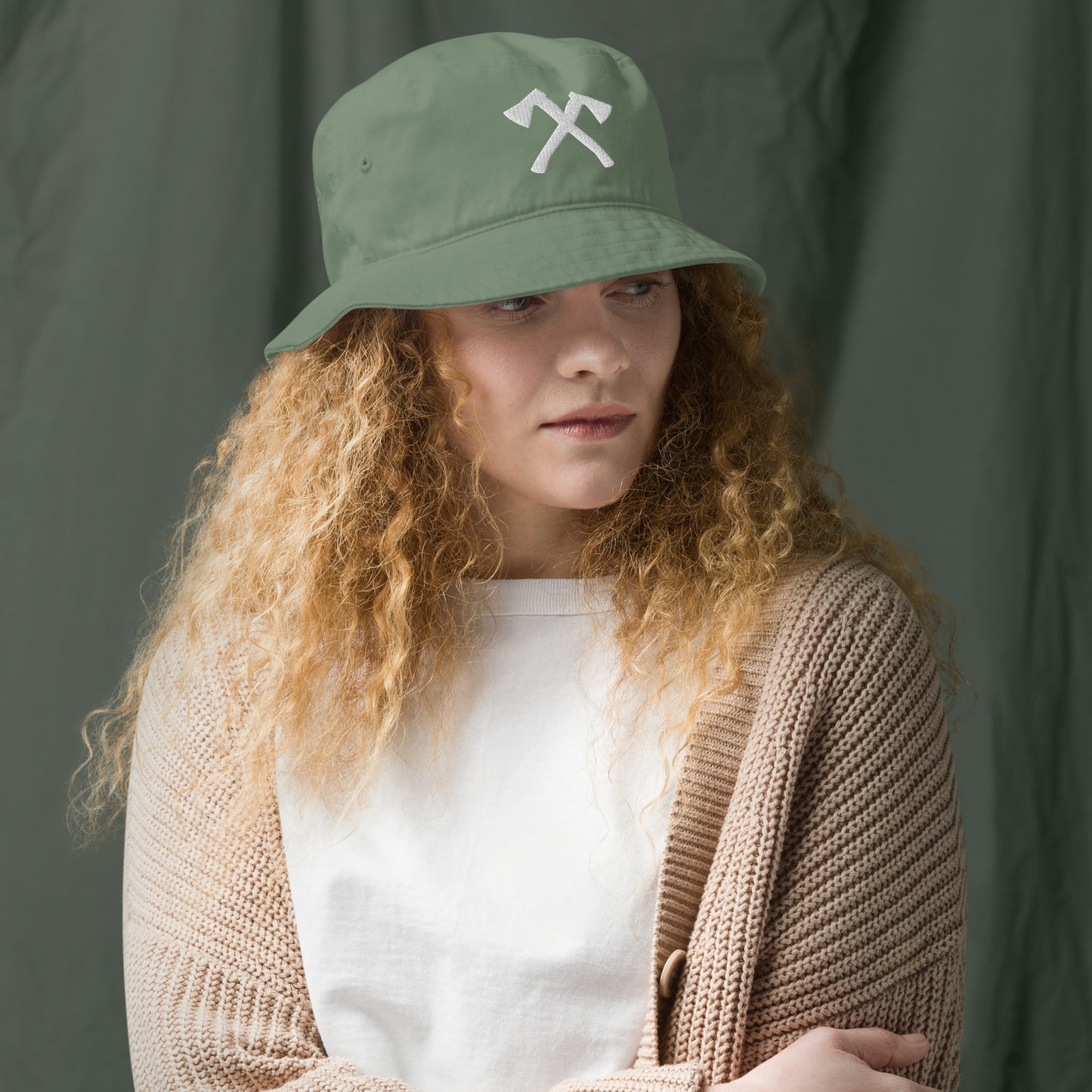 Crossed Axes bucket hat